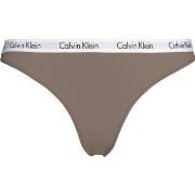 Calvin Klein Truser Carousel Thong Brun bomull X-Large Dame