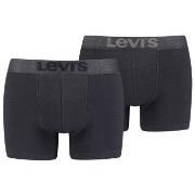 Levis 2P Organic Cotton Base Boxer Svart bomull X-Large Herre