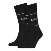 Levis Strømper 2P Organic Cotton Sock Svart Str 39/42