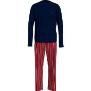 Tommy Hilfiger Original Organic Cotton Pyjama Blå/Rød økologisk bomull...