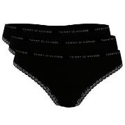 Tommy Hilfiger Truser 3P Lace Brief Svart Large Dame