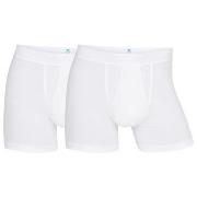 Dovre 2P Organic Cotton Boxer With Fly Hvit økologisk bomull XX-Large ...