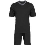 JBS Short Sleeve Pyjamas Svart bomull 3XL Herre