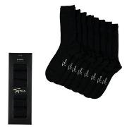 Topeco Strømper 8P Men Bamboo Basic Crew Socks Svart Str 41/45 Herre