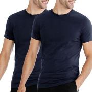 Bread and Boxers Crew Necks 2P Marine økologisk bomull XX-Large Herre