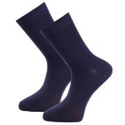 Trofe Bamboo Socks Strømper 2P Marine Str 43/46 Dame