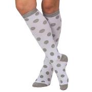 Trofe Printed Support Socks Strømper Hvit/Grå Str 35/38 Dame