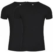 Dovre 2P Organic Cotton T-shirt Svart &#xF8;kologisk bomull XX-Large Herre