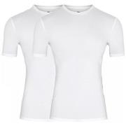 Dovre 2P Organic Cotton T-shirt Hvit økologisk bomull X-Large Herre