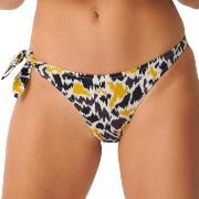 Sloggi Shore Fancy Guppy Bikini Brazilian Brief Svart/Gul Medium Dame