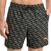 Puma Badebukser Formstrip Mid Swim Shorts Grønn Mønster polyester Smal...