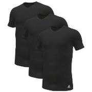 adidas 3P Active Flex Cotton V-Neck T-Shirt Svart bomull Medium Herre