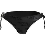 Calvin Klein Core Tonal Logo Tie Side Bikini Brief Svart Medium Dame