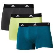 adidas 3P Active Flex Cotton Trunk Limegrønn bomull Large Herre