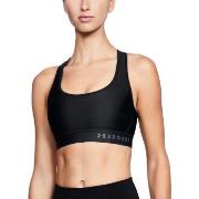 Under Armour BH Mid Crossback Sport Bra Svart polyester X-Large Dame