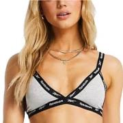 Reebok BH Dotty Triangle Bra Grå bomull X-Small Dame