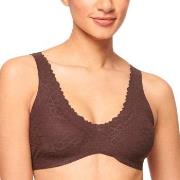 Sloggi BH ZERO Feel Lace 2.0 Bralette Brun Small Dame