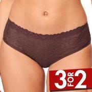 Sloggi Truser ZERO Feel Lace 2.0 Hipster Brun Small Dame