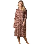 Trofe Flora Long Sleeve Nightdress Mixed viskose Large Dame