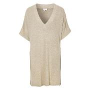 Damella Knitted Lounge Tunic Beige Medium Dame