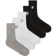 Frank Dandy Strømper 5P Embroidered Bamboo Socks Mixed lyocell Str 41/...