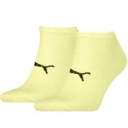 Puma Strømper 2P Sport Light Sneaker Socks Gul Str 35/38