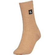 Calvin Klein Strømper Women Icon Patch Sock Brun One Size Dame