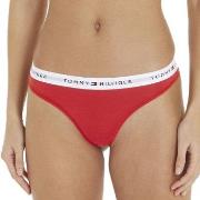 Tommy Hilfiger Truser LOGO Waistband Thong Rød Small Dame