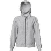 Calvin Klein Modern Cotton LW Full Zip Hoodie Grå Large Dame