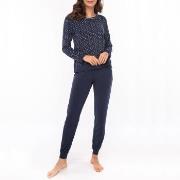 Lady Avenue Bamboo Long Sleeve Pyjamas Marine mønster Bambus Medium Da...