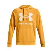 Under Armour Rival Fleece Big Logo Hoodie Oransje/Hvit Medium Herre