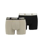 Puma 2P Basic Boxer Svart/Hud bomull X-Large Herre