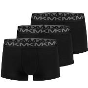 Michael Kors 3P Strecth Factor Boxer Brief Svart bomull Medium Herre