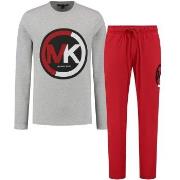 Michael Kors Lounge Crewneck and Jogger Gift Set Svart/Grå/Rød bomull ...