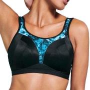 Freya BH Dynamic Soft Sports Bra Svart/Blå J 85 Dame