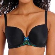 Freya BH Show Off Underwired Moulded Plunge Bra Svart H 80 Dame