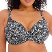 Elomi Pebble Cove Underwire Plunge Bikini Top Svart F 85 Dame