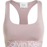 Calvin Klein BH Sport Medium Impact Sports Bra Rosa Large Dame