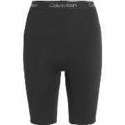 Calvin Klein Sport Ribbed Knit Shorts Svart polyester Small Dame