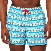 Happy socks Badebukser Palm Beach Swim Shorts Blå Mønster polyester Me...