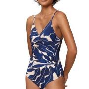 Triumph Summer Allure Padded Swimsuit 01 Hvit/Blå C 46 Dame