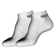 BOSS Strømper 2P Casual Sport Sneaker Socks Hvit Str 39/42 Herre