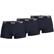 BOSS 6P Cotton Stretch Trunks Mørkblå bomull XX-Large Herre