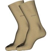 BOSS Strømper 2P RS Uni CC Beige Str 39/42 Herre