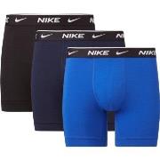 Nike 3P Everyday Essentials Cotton Stretch Boxer Blå/Rød bomull Small ...