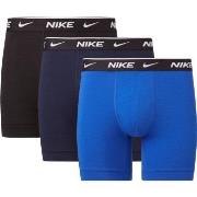 Nike 3P Everyday Essentials Cotton Stretch Boxer Blå/Rød bomull X-Larg...