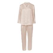 Lady Avenue Pure Silk Basic Pyjamas Perlhvit silke Medium Dame