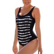 Wiki Isabella Classic Swimsuit Svart Mønster 46 Dame