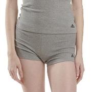 adidas Truser Active Flex Ribbed Boxer Shorts Grå bomull Medium Dame