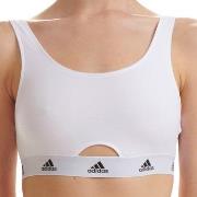 adidas BH Scoop Bralette Hvit bomull Small Dame